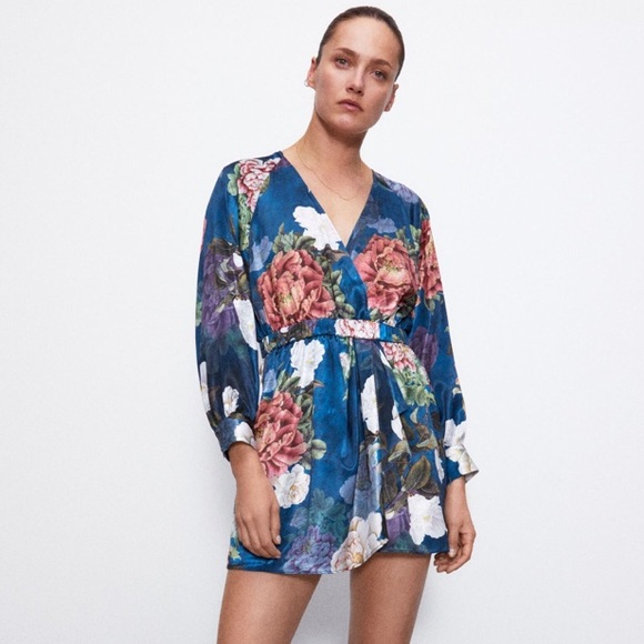 Zara Dresses & Skirts - ✨BNWOT Zara Short Jumpsuit w/ Print Multicolored✨